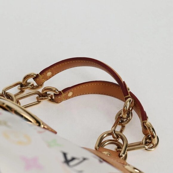 LOUIS VUITTON Monogram Multicolor Ursula Tote Bag White M40123 LV Auth PP815V - Picture 9 of 16